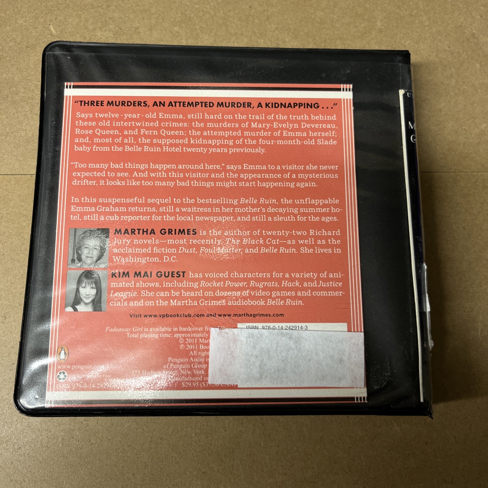 Fadeaway Girl by Martha Grimes (2011, Audiobook CDs) Very Good Tested
