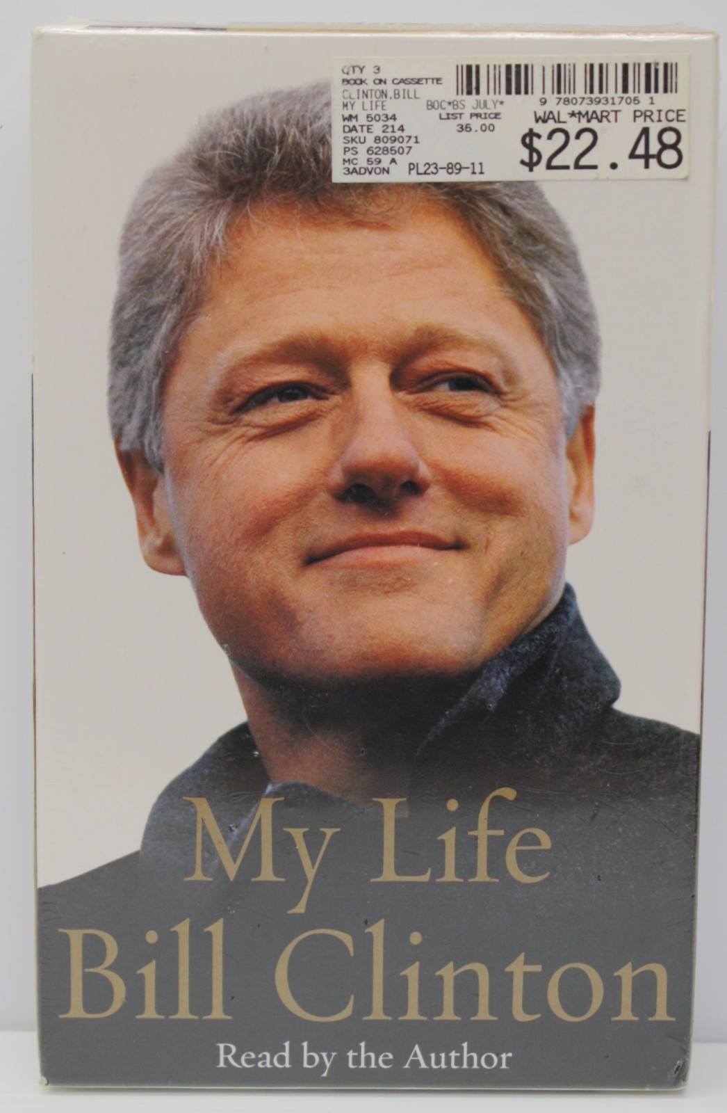 My Life — Bill Clinton (2004, Audio Cassette, Abridged edition) NEW SEALED