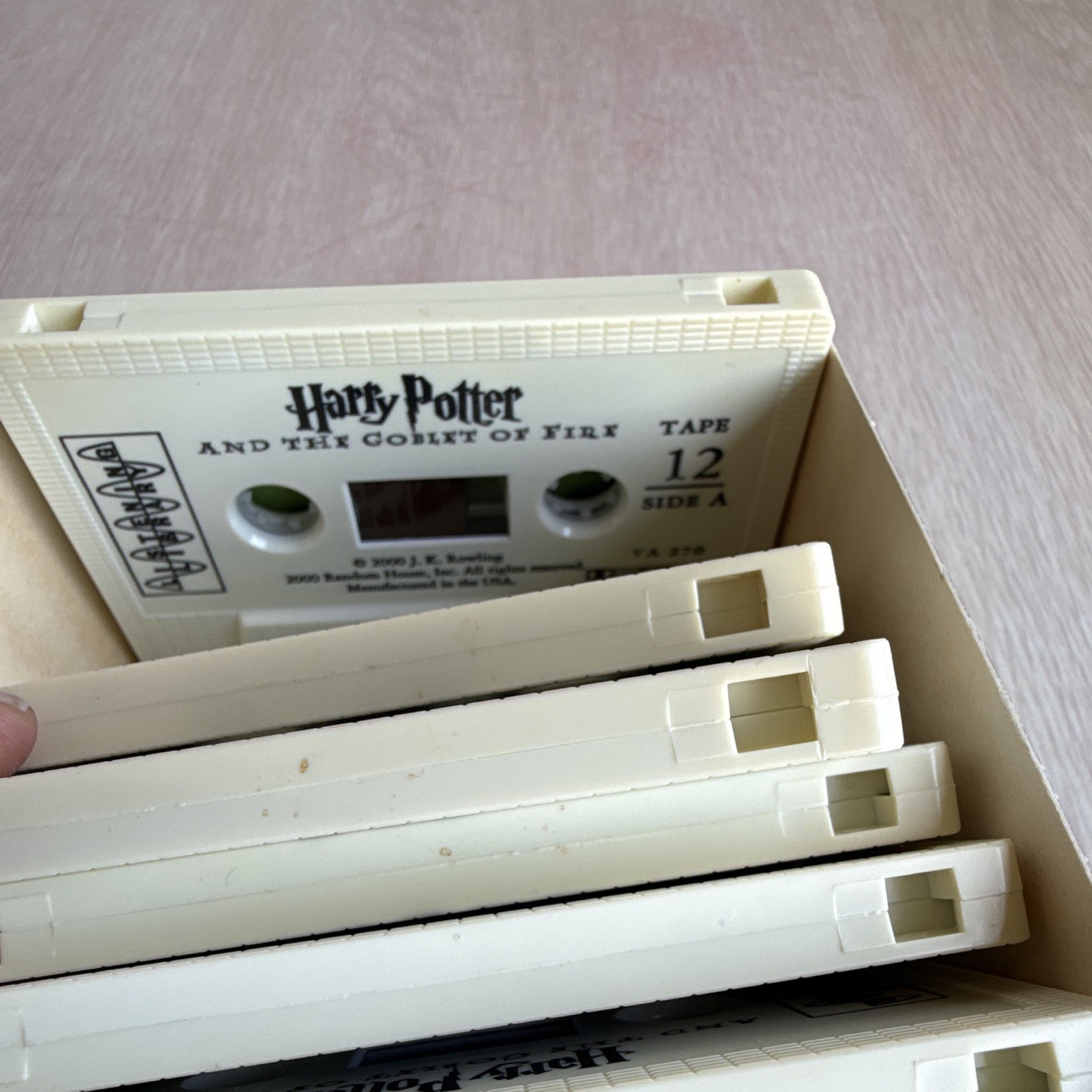 Vintage Harry Potter and the Goblet of Fire Unabridged Audiobook 12 Cassettes