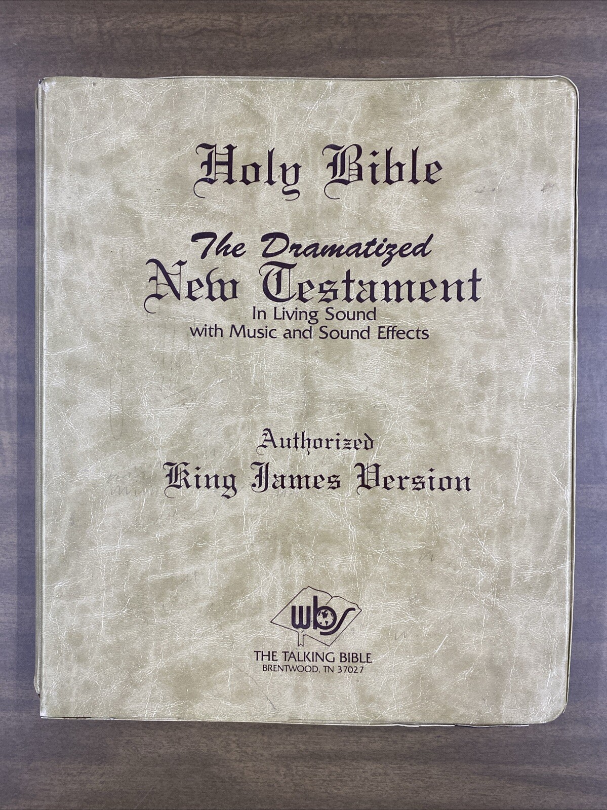 Audio Bible The Dramatized New Testament KJV World Bible Society 1982 Cassette