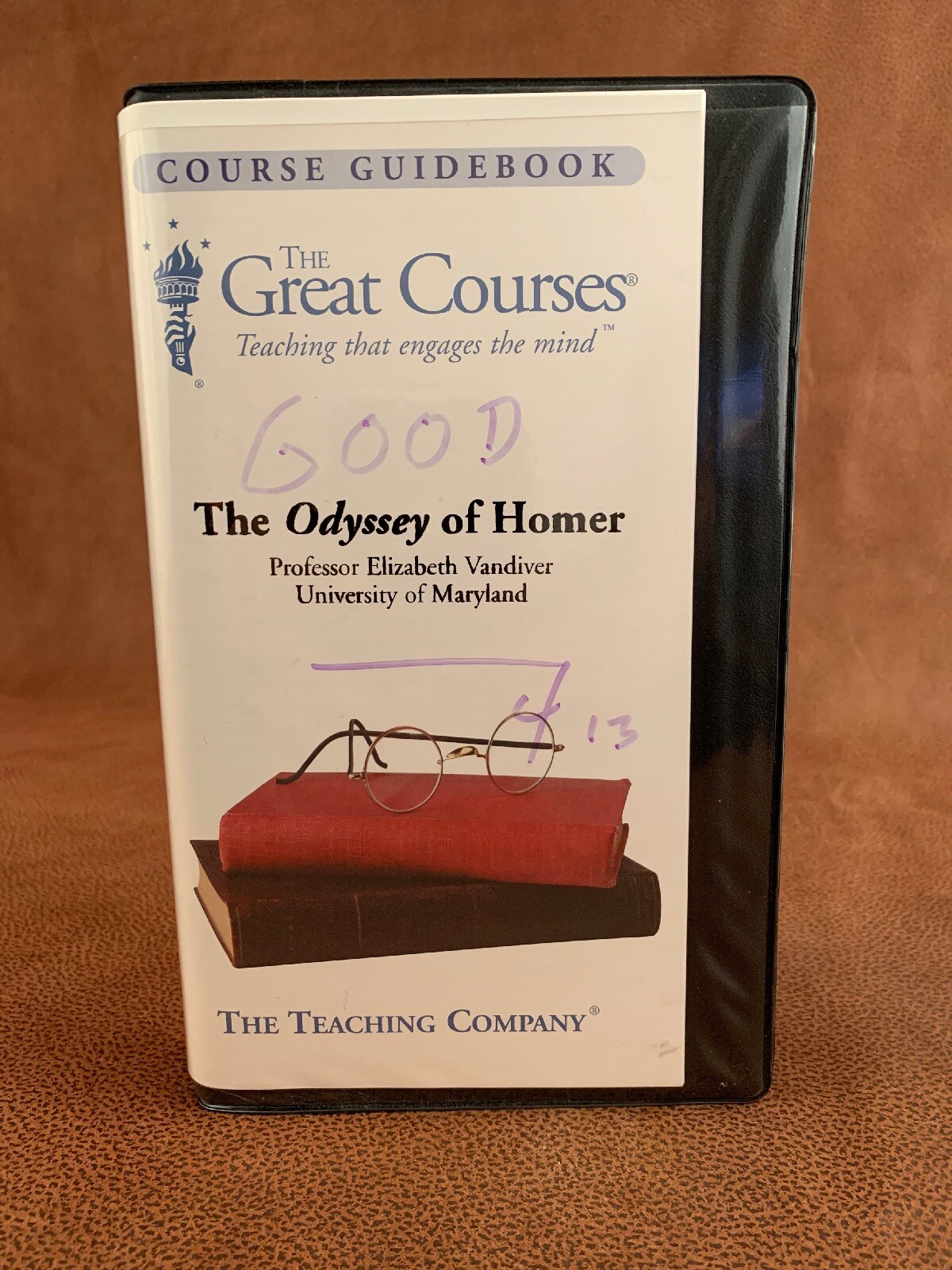 Great Courses 302: The Odyssey of Homer, Vandiver 1999