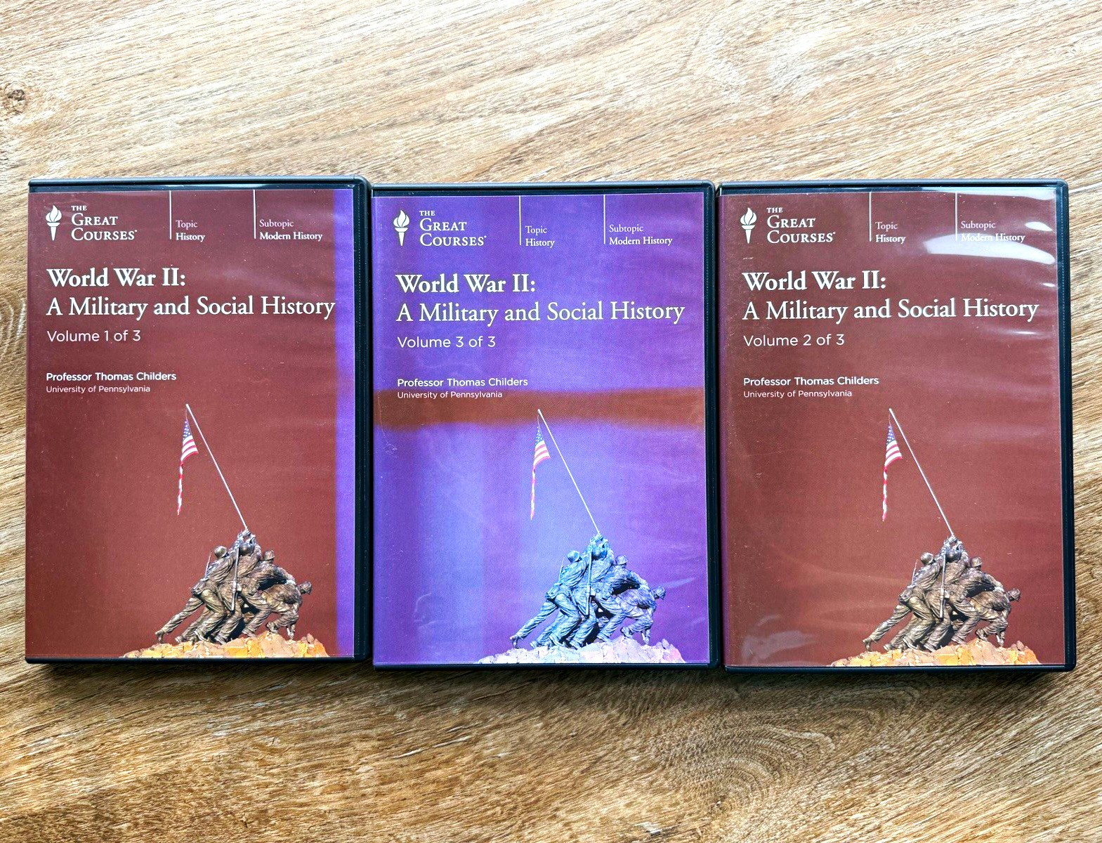 The Great Courses World War II: A Military and Social History Vol 1-3 CD