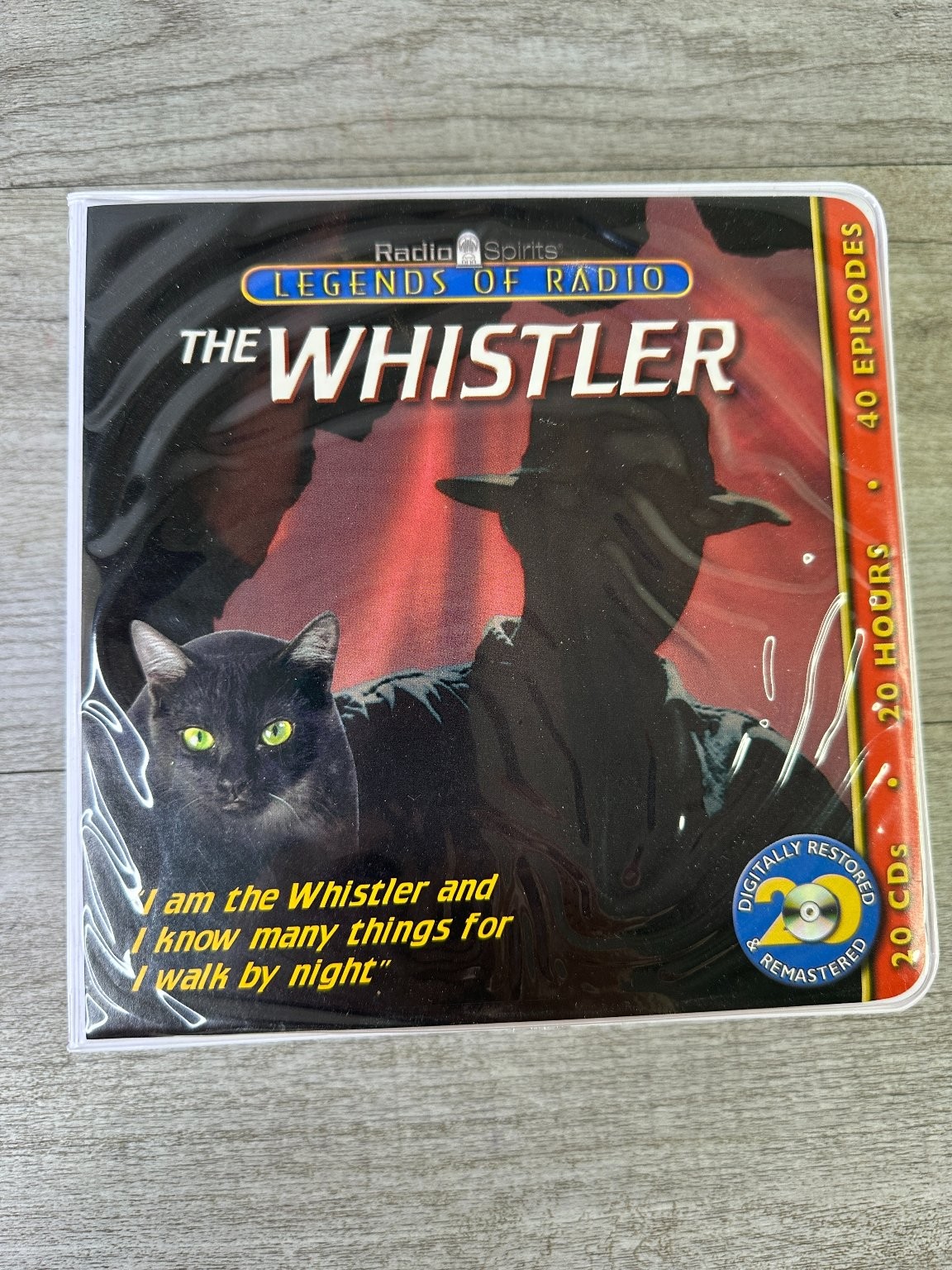 2002 The Whistler Legends of Radio Audiobook CDs Full Cast 20 Discs