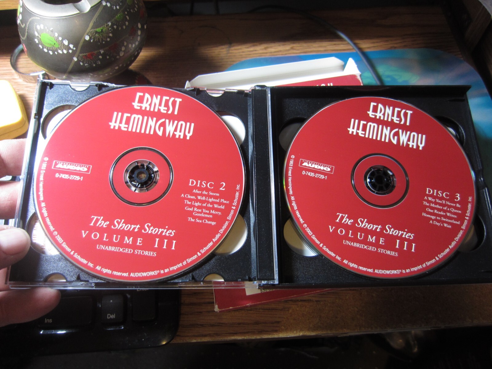 The Short Stories Volume III by Ernest Hemingway (2003, Compact Disc, Unabridged