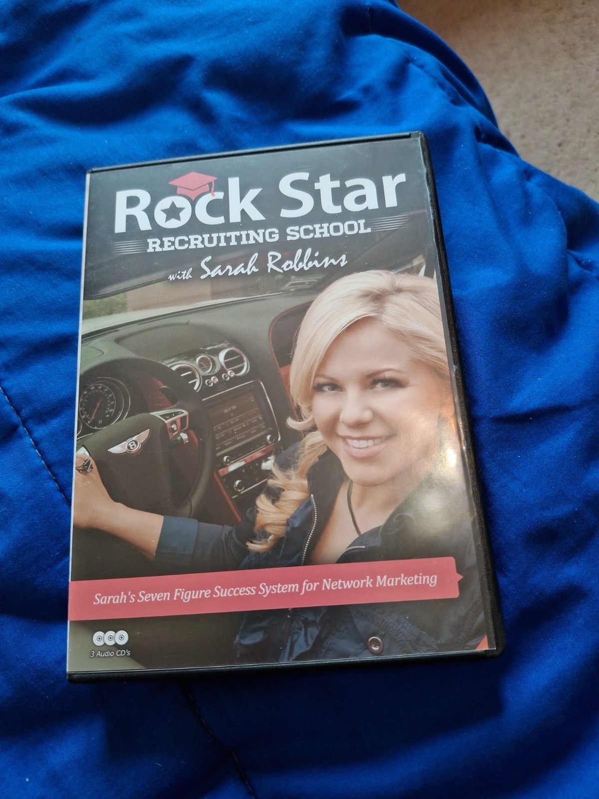 MLM 3 CD Lot Sarah Robbins Rock Star Recruiting School Sponsor Marketing,good