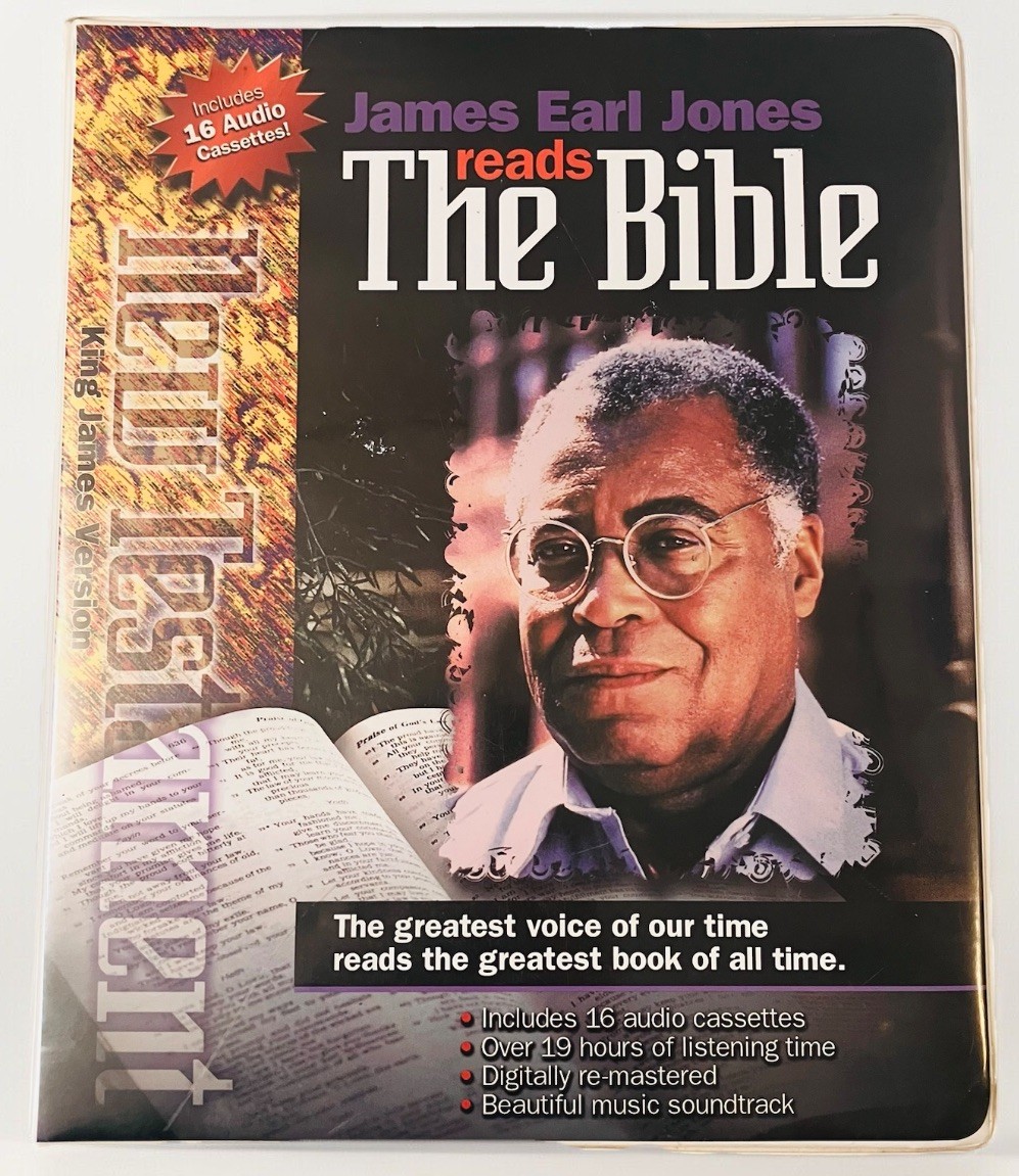 James Earl Jones Reads the Bible New Testament 16 Cassette Set KJV Complete