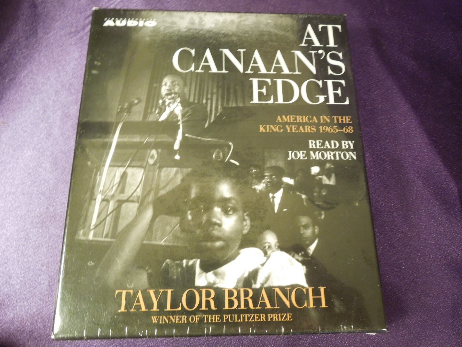 NIP Audio Book At Canaan’s Edge Taylor Branch MLK Martin Luther King Yrs 1965-68