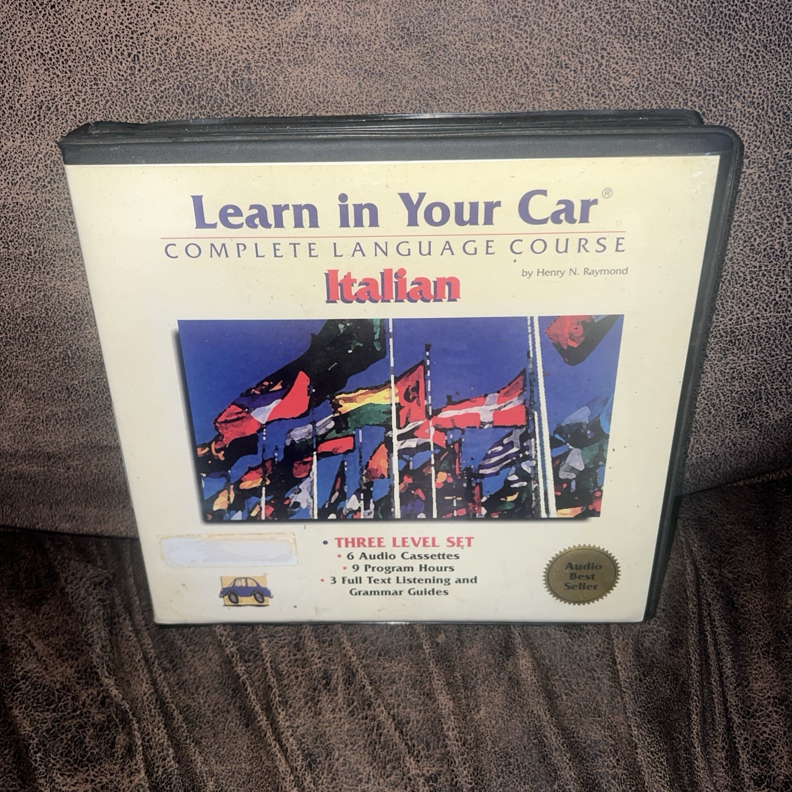 Learn in Your Car Italian:The Complete Language Course 6 Cassette Tapes ‘92 Used