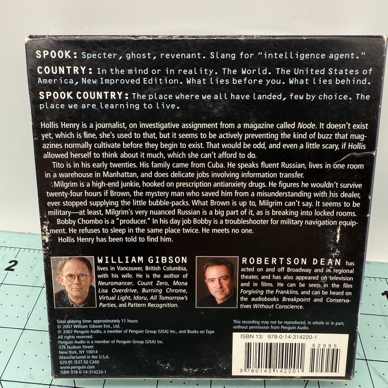 Spook Country by William Gibson Audio CD 9 CDs