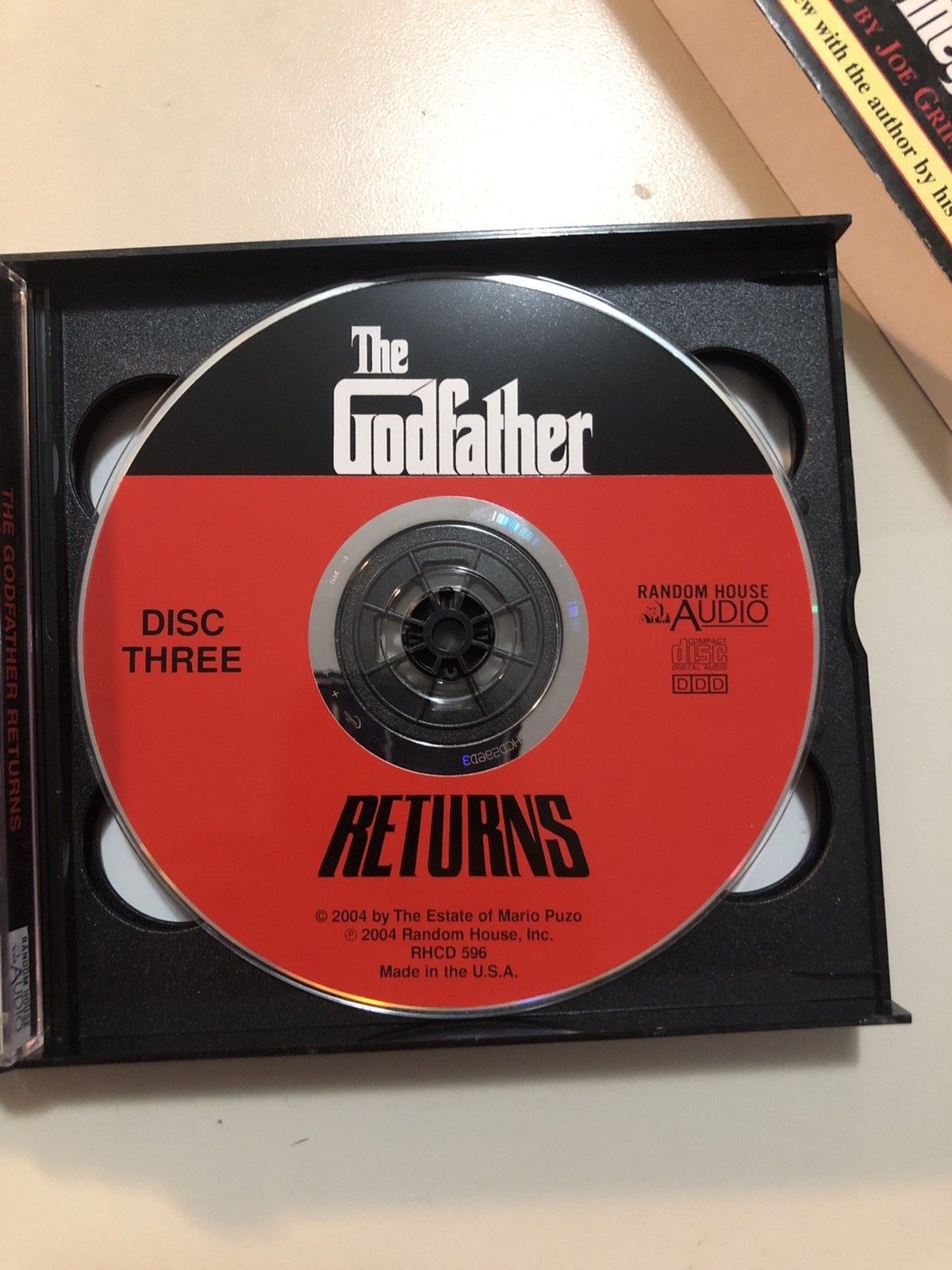 The Godfather Returns — Mark Winegardner (2004, CD, Abridged) 5 CD Audio Book