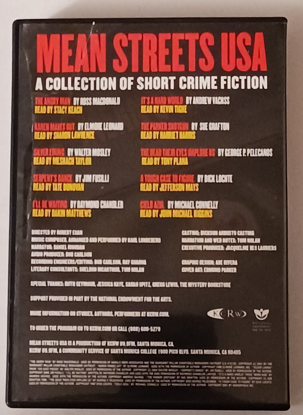 Mean Streets USA — Collection of Short Crime Fiction — CD Audiobook