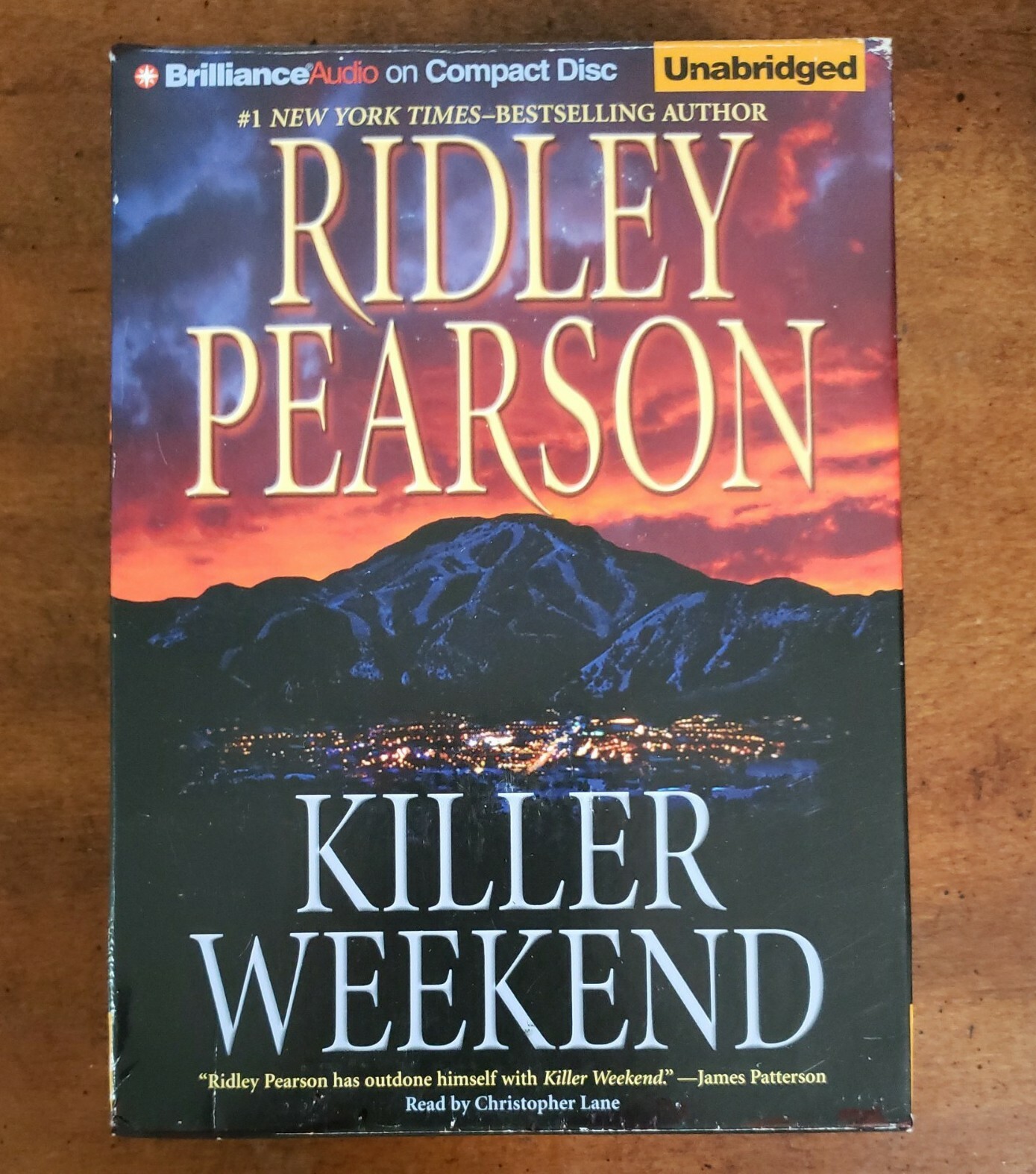Killer Weekend AUDIOBOOK Ridley Pearson 6 CDS SUN VALLEY SERIES 2007 Unabridged