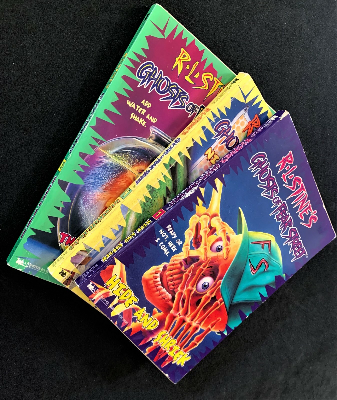 3 GHOSTS OF FEAR STREET BOOKS BY AUTHOR OF GOOSBUMPS RL STINE