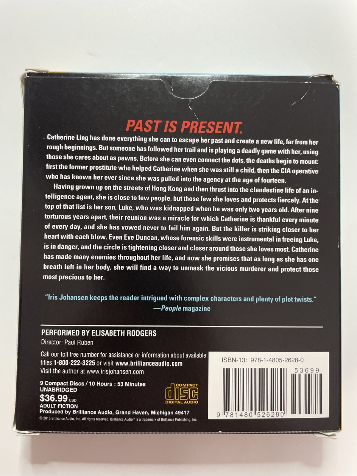 Your Next Breath by Iris Johansen Unabridged Audiobook CD