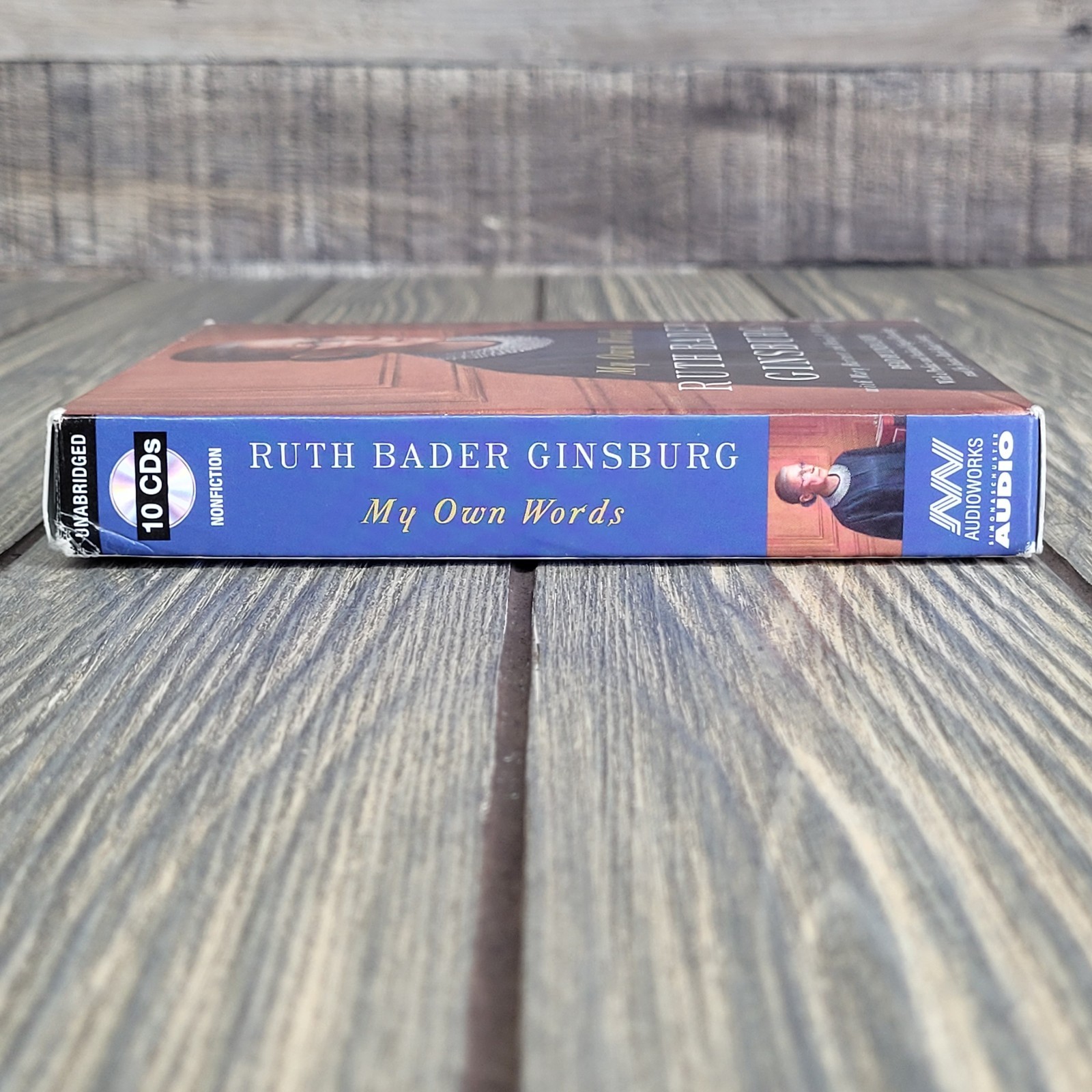 Ruth Bader Ginsburg: My Own Words (10 CD Audiobook) Excellent Open/Unused