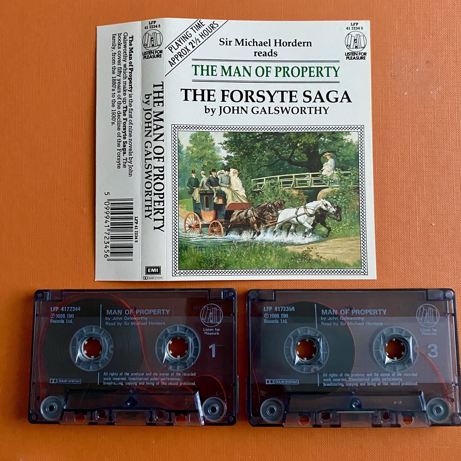 The Man Of Property — The Forsyte Saga By John Galsworthy Cassette Tape Audio