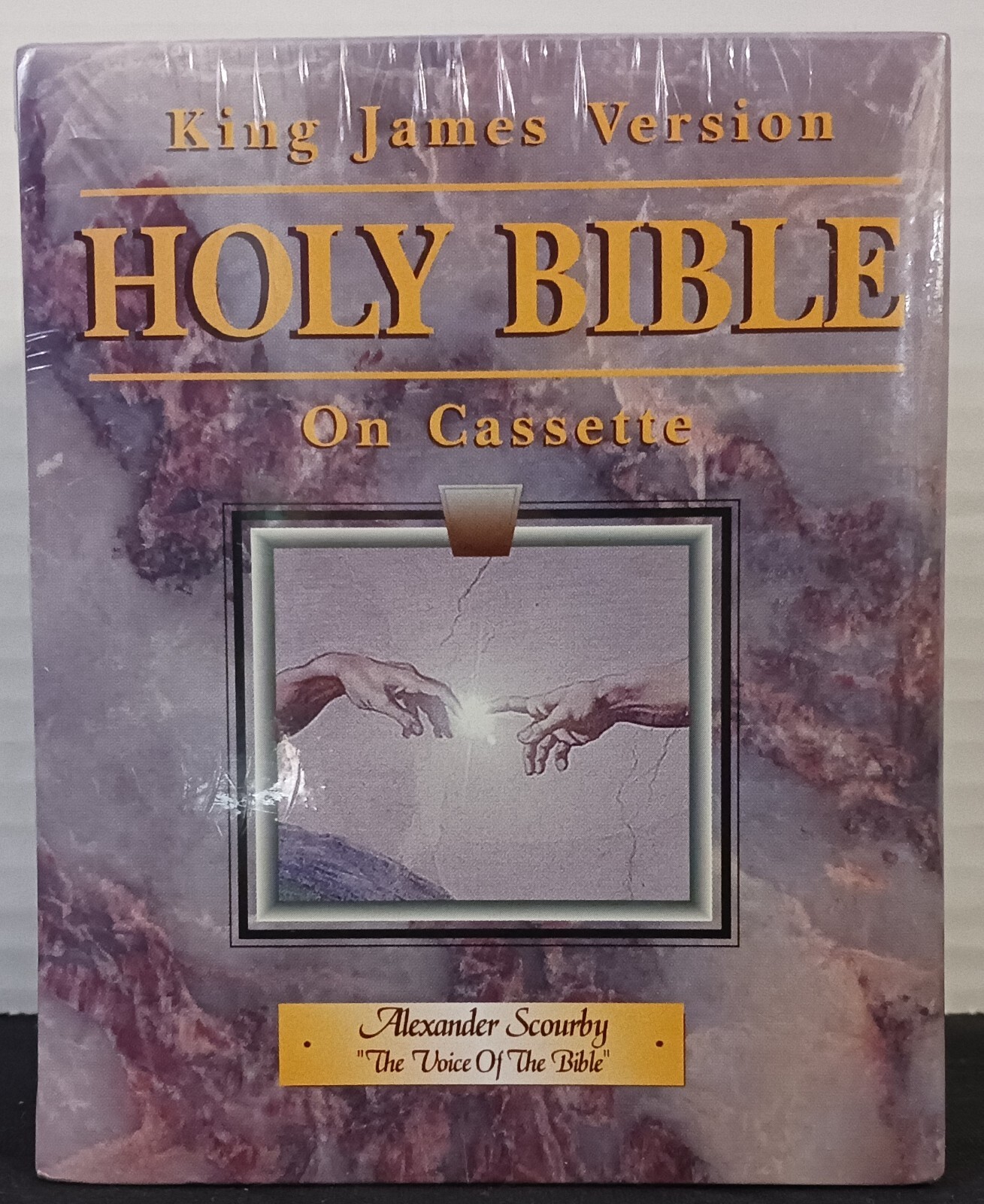 Vintage 1992 KJV HOLY BIBLE On Cassette Matthew-Revelation Alexander Scourby NEW
