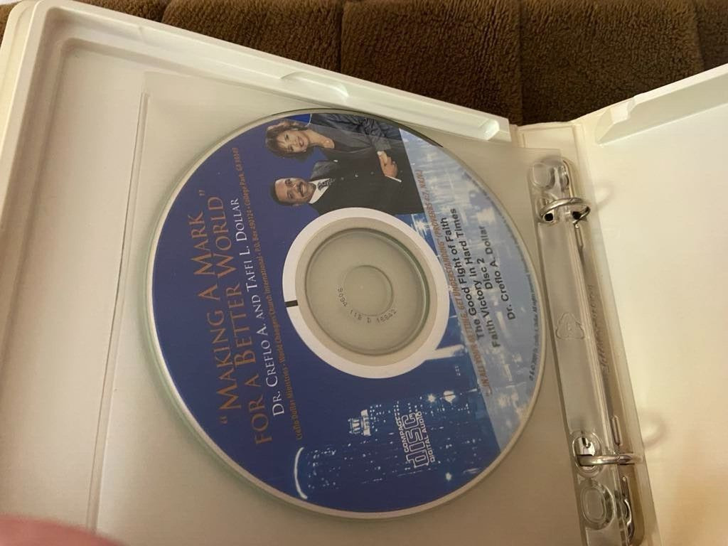 The Good Fight Of Faith AUDIO BOOK CD Creflo Dollar Christian messages enemy
