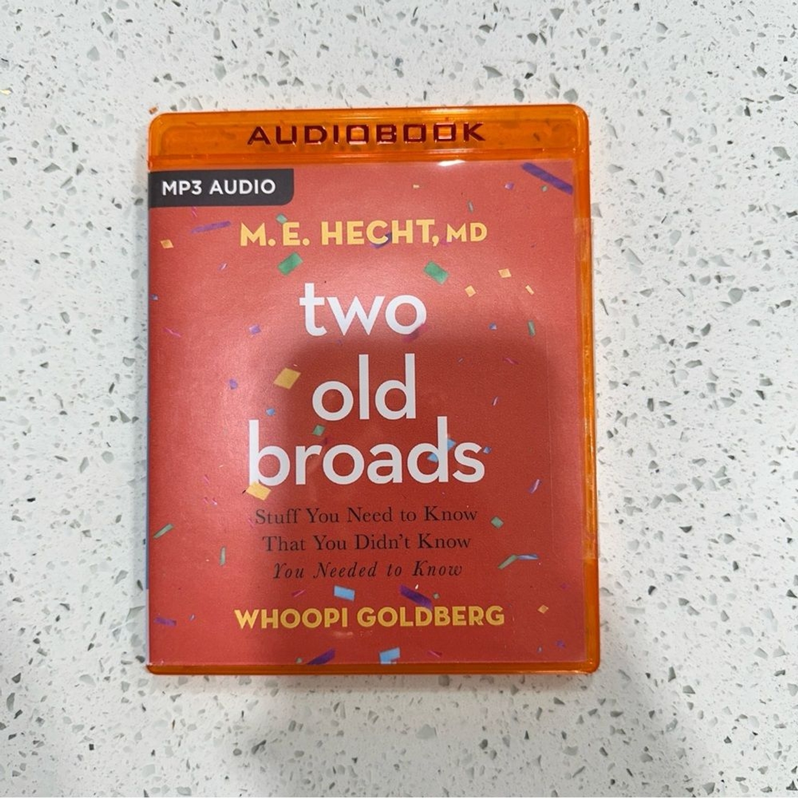 NWT Two Old Broads Audiobook by M.E. Hecht and Whoopi Goldberg