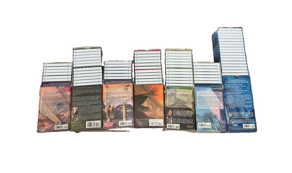 Harry Potter Audiobook Lot 1-7 Complete Series Jim Dale Cassette Unabridged