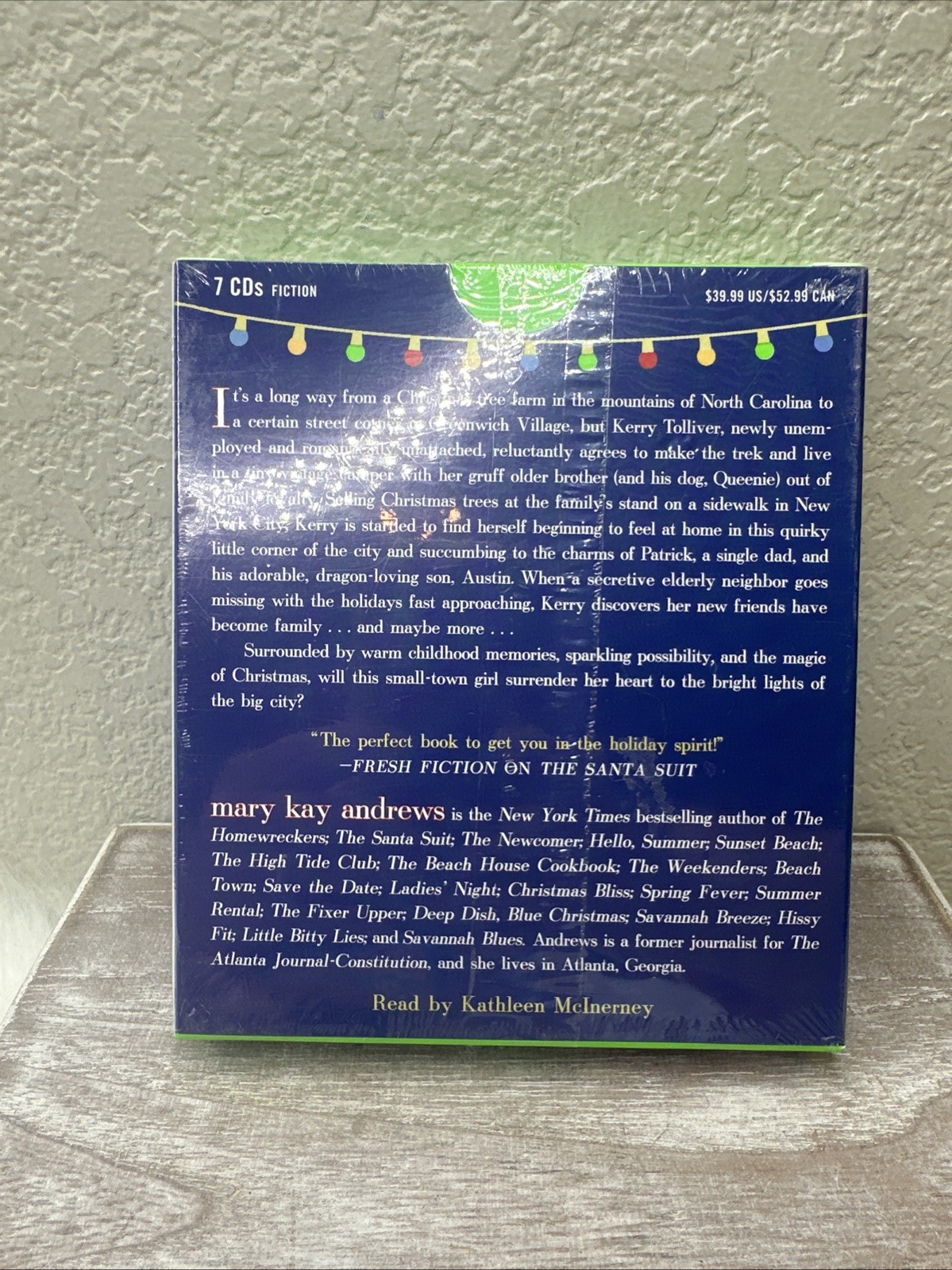 Bright Lights, Big Christmas: A Novel by Mary Kay Andrews (Audio CD Book) SEALED