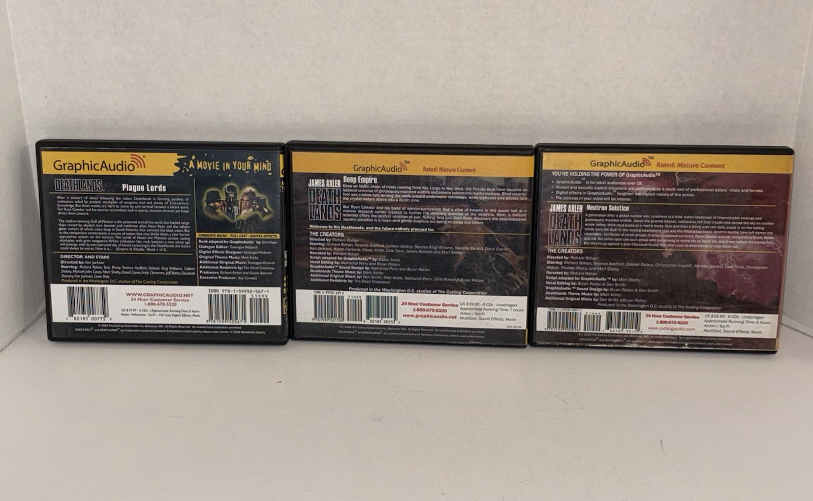 Death Lands — Deep Empire Neutron Solstice Plague Lords 3 Graphic Audio CD Books