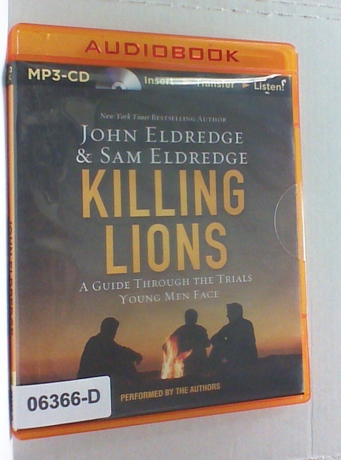 NEW *Sealed* AUDIO BOOK MP3 KILLING LIONS John Eldridge Christian
