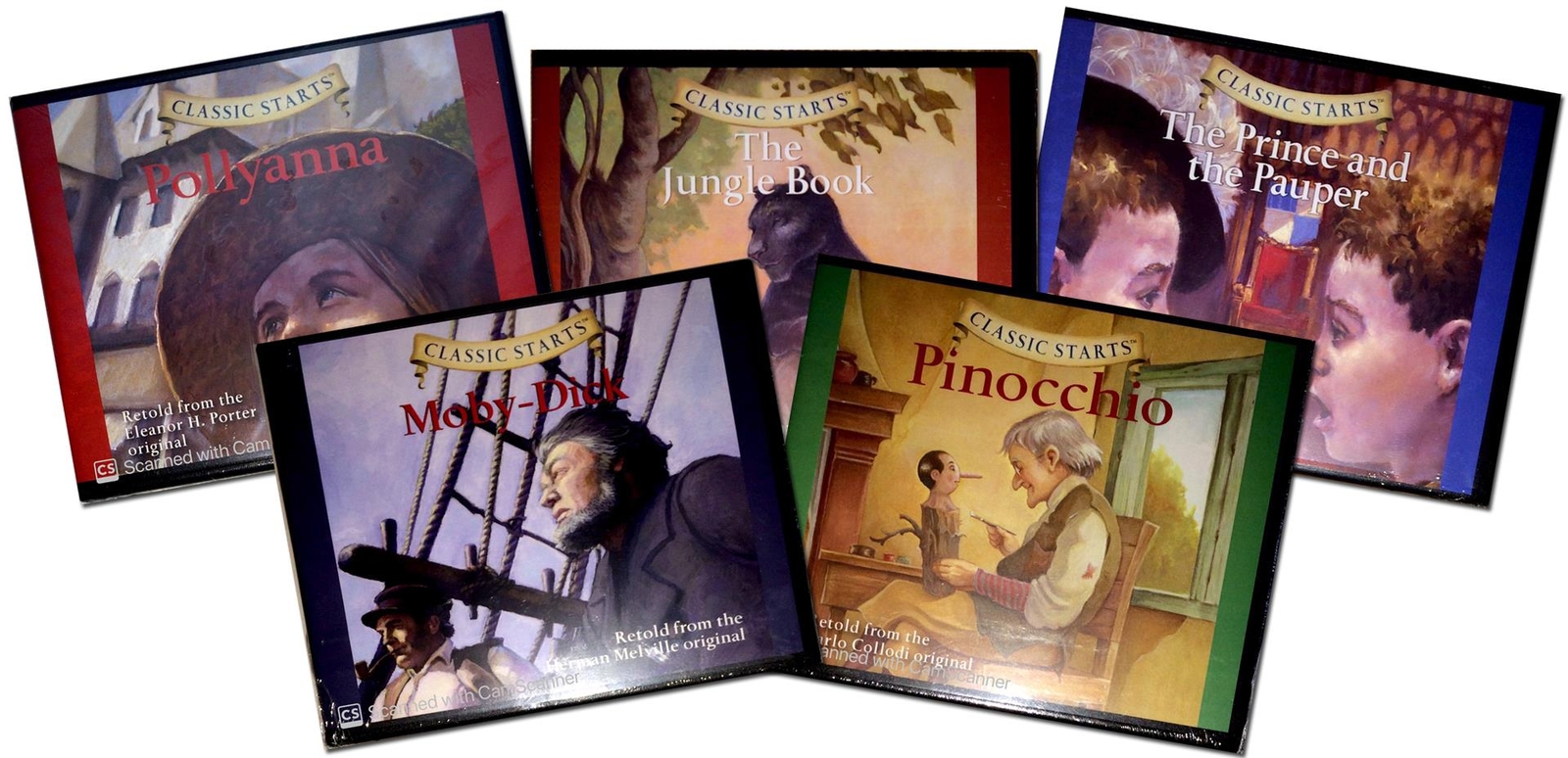 New 5 Classic Starts Audiobook Sets 26 27 28 29 30 Grades 2-6 Moby Dick