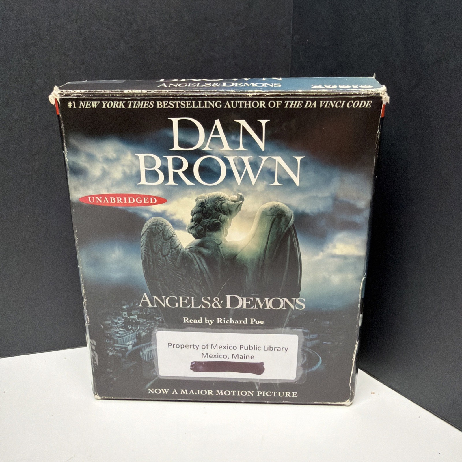 Angels and Demons by Dan Brown (15 CD Unabridged Audiobook) Read By Richard Poe