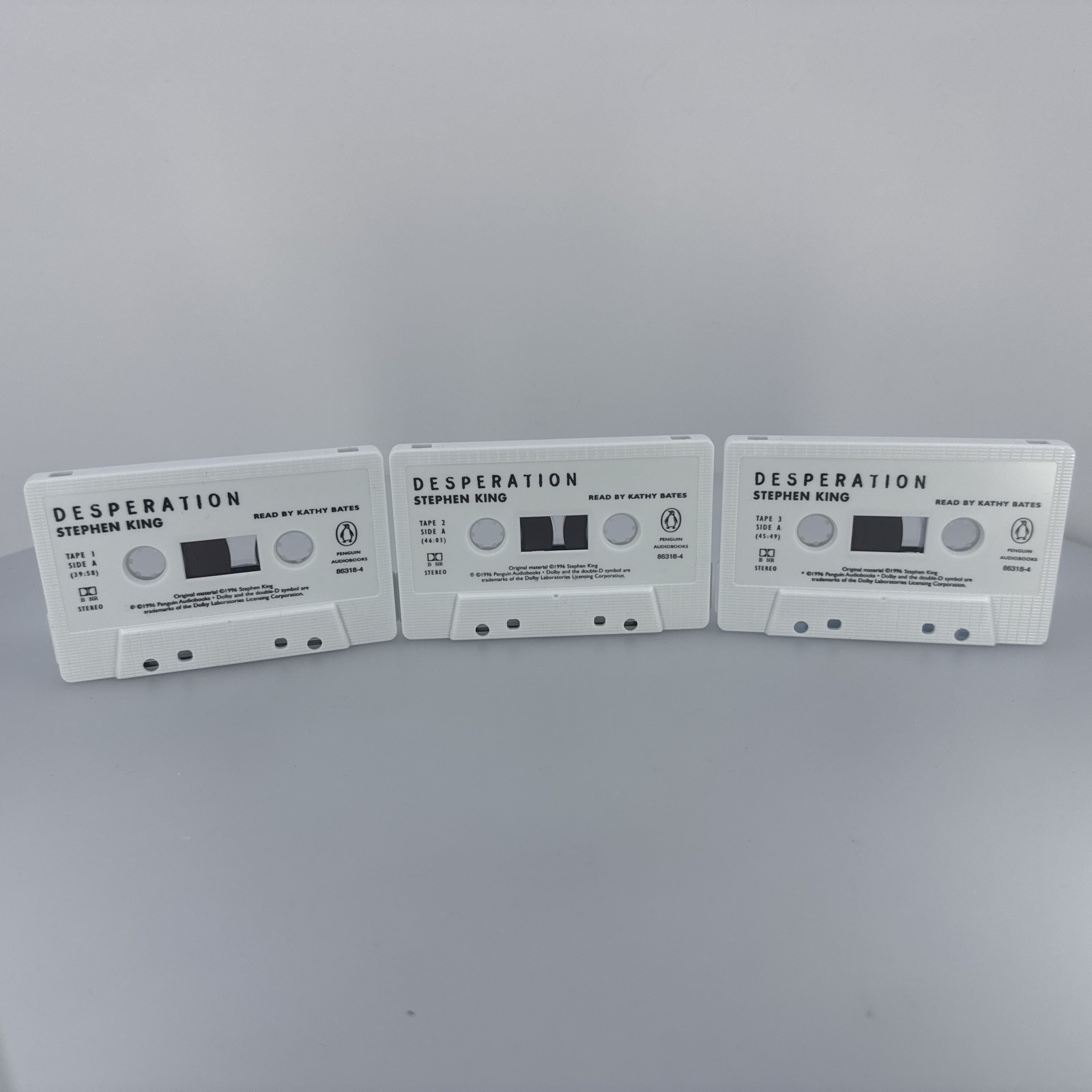 Desperation Penguin Audiobook by Stephen King Set of 6 Cassette Tapes