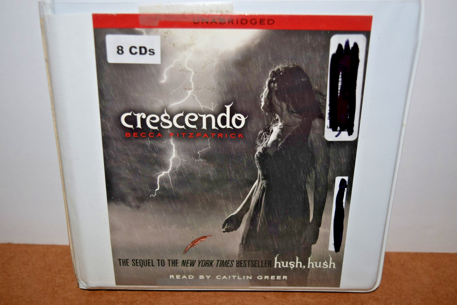 Crescendo Hush Hush Saga Audio 8 CD Audiobook Becca Fitzpatrick 9781442334199 VG