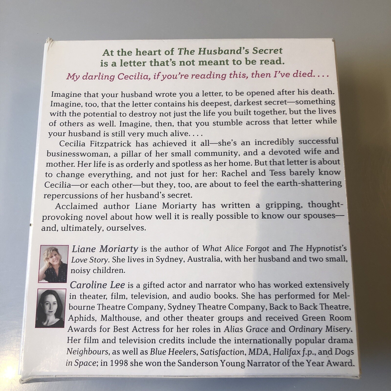 The Husband’s Secret by Liane Moriarty: 12 CD Audiobook