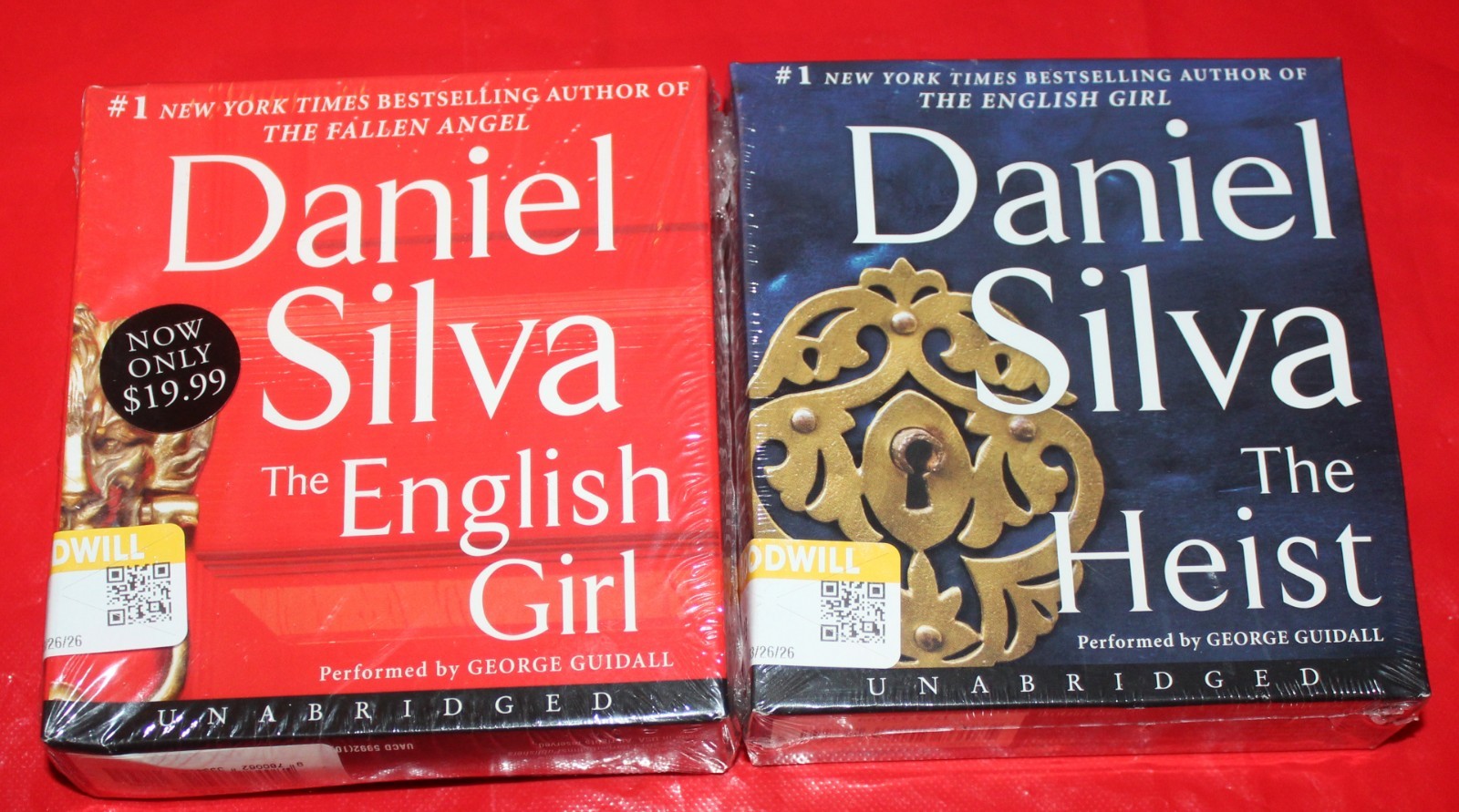 The English Girl & The Heist Audiobooks by Daniel Silva (NEW) We Combine