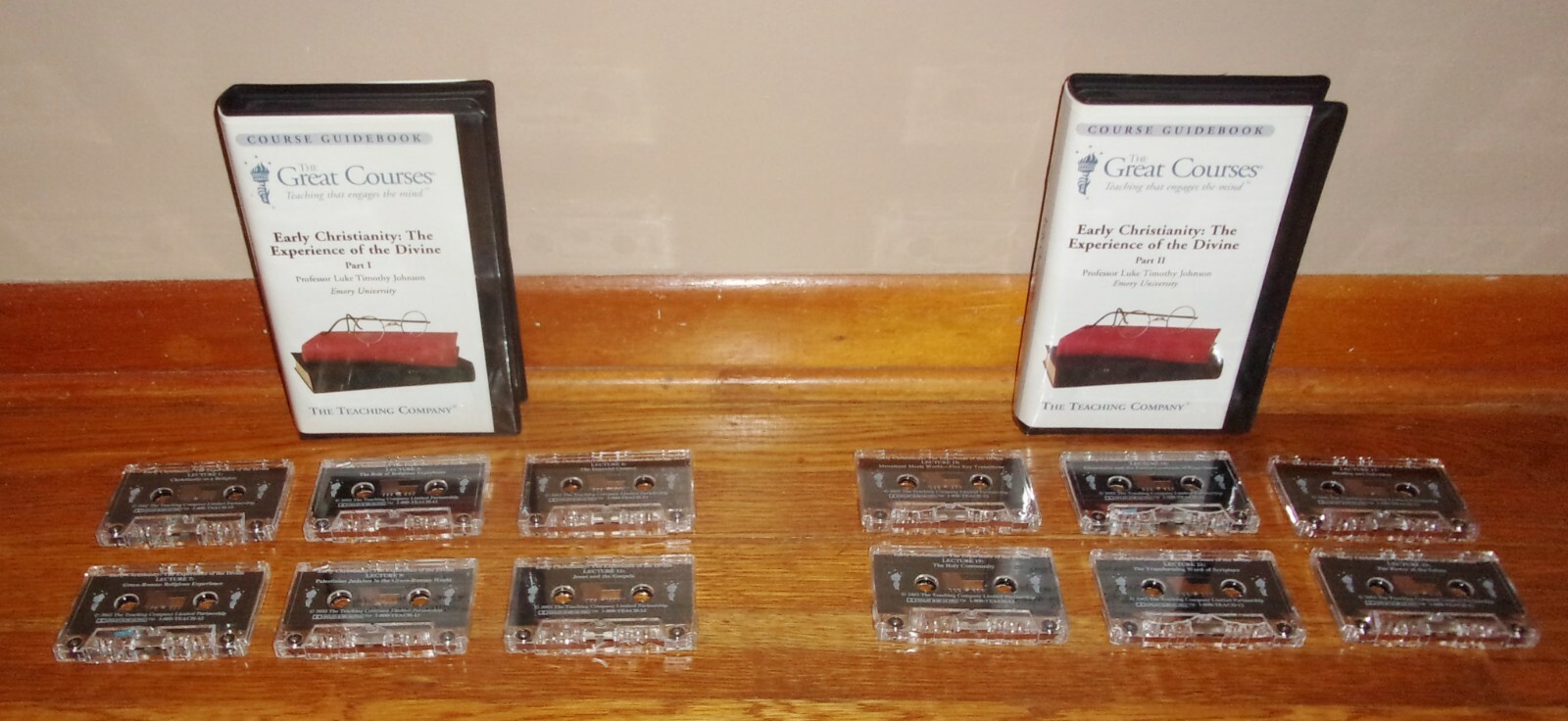 EARLY CHRISTIANITY-Experience of Divine I & II-THE GREAT COURSES-12 Cassette Set