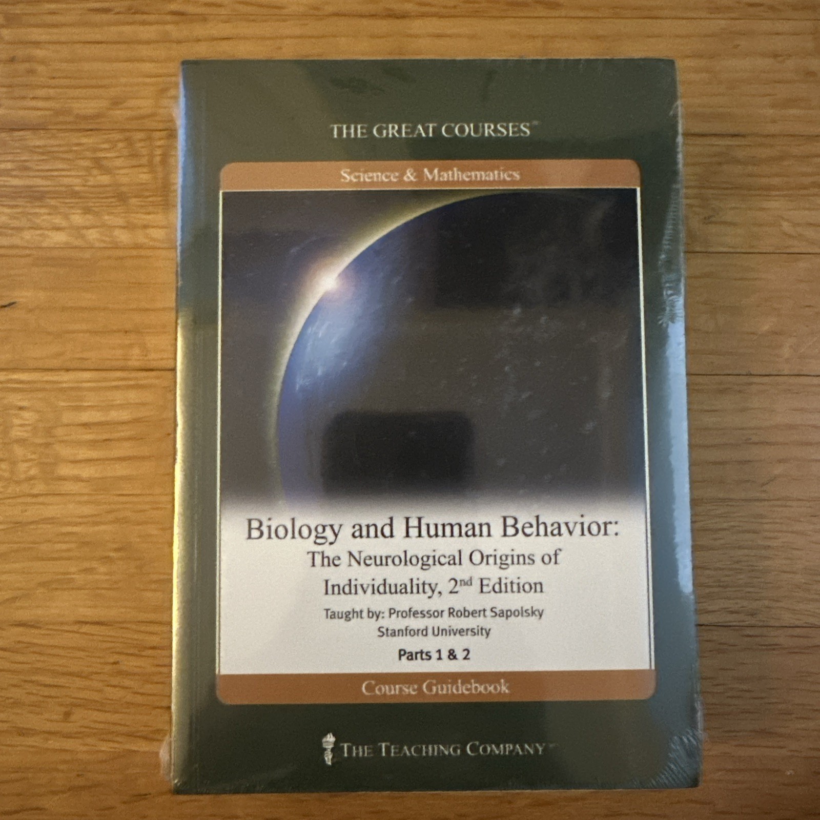 The Great Courses BIOLOGY and HUMAN BEHAVIOR DVDs & Guidebook NEW SEALED