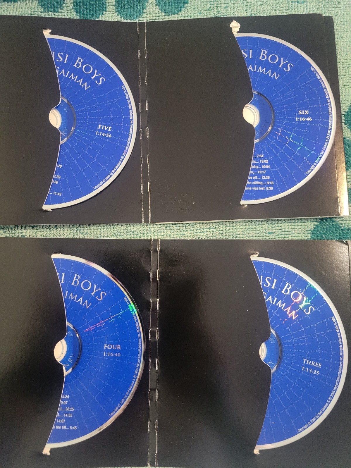 ANANSI BOYS (Neil Gaiman) AUDIO BOOK (8 cds/10 hours)) read by Lenny Henry