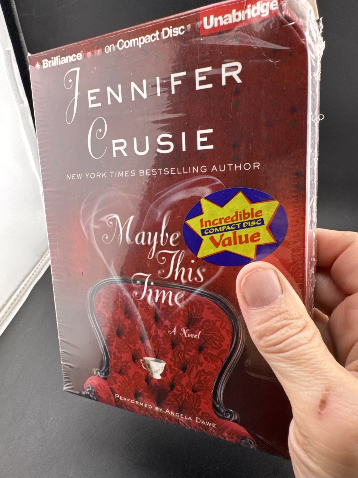 Maybe This Time by Jennifer Crusie (2011, Compact Disc, Unabridged edition)