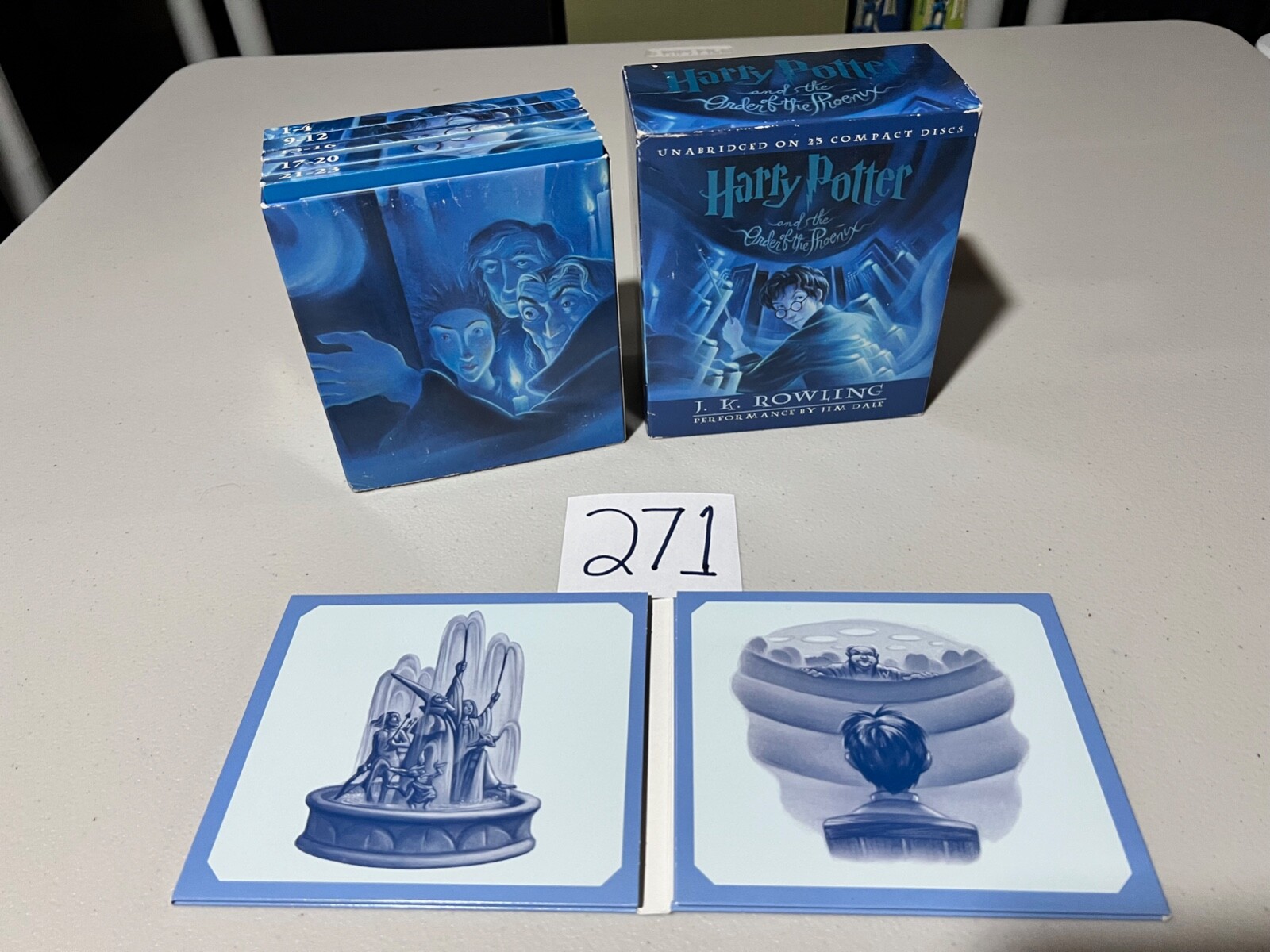 Harry Potter and the Order of the Phoenix Audio Book, 17 CDs, Excellent Cond