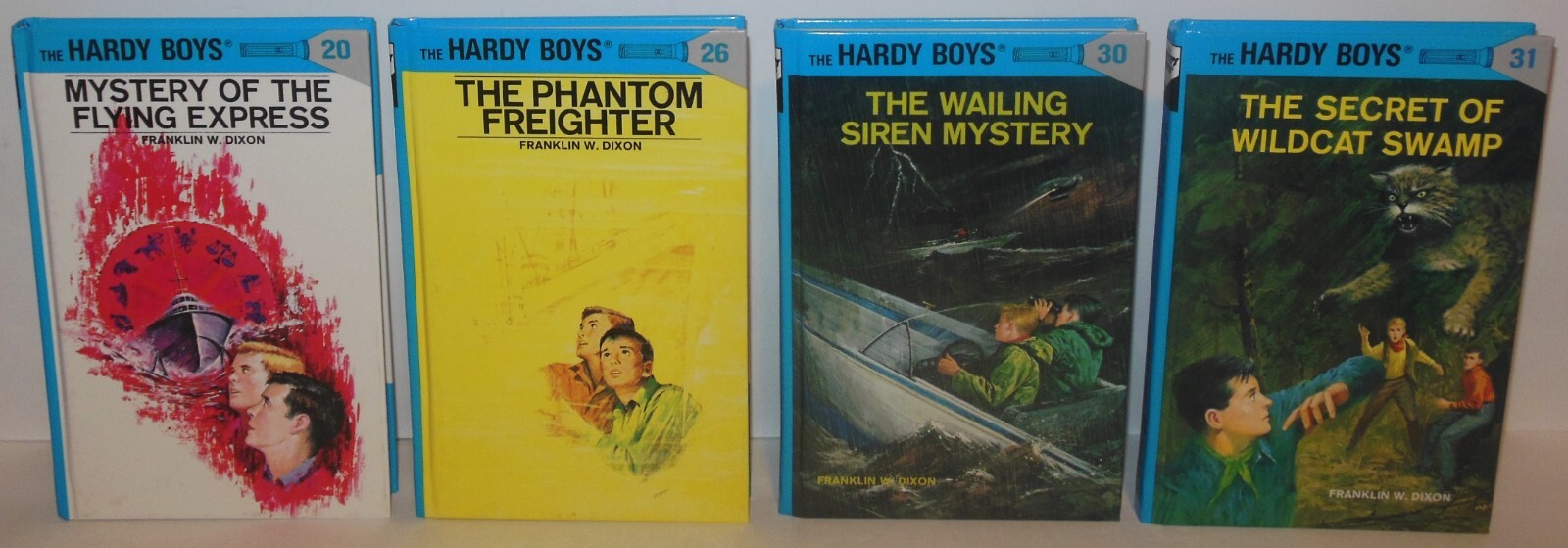 The Hardy Boys: (31) Franklin W. Dixon Flashlight Hardcover books FREE SHIPPING
