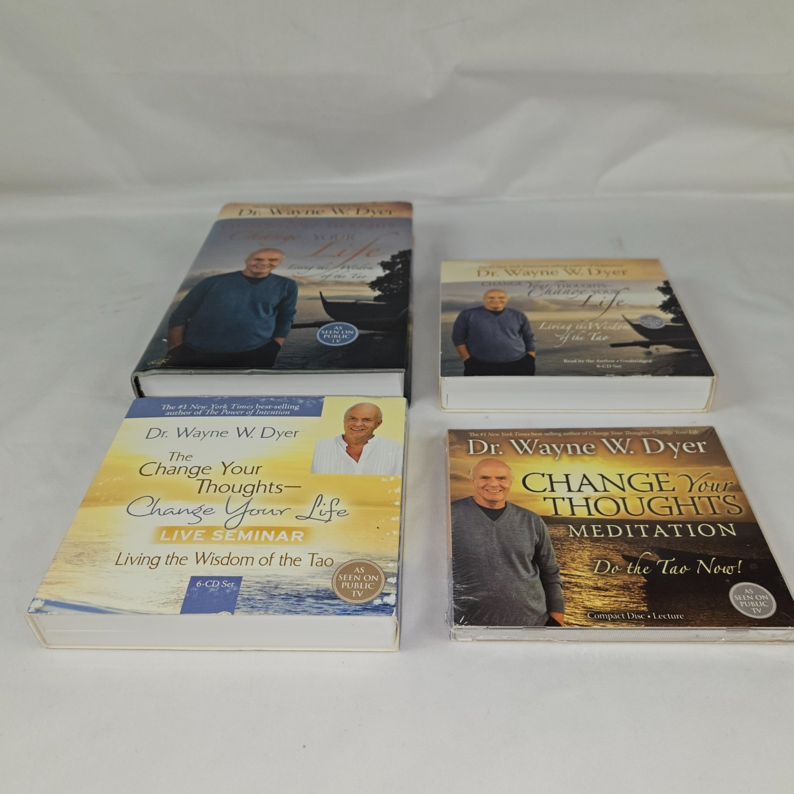 Dr. Wayne W. Dyer: Change your thoughts Live Seminar, Book & Audiobook LOT