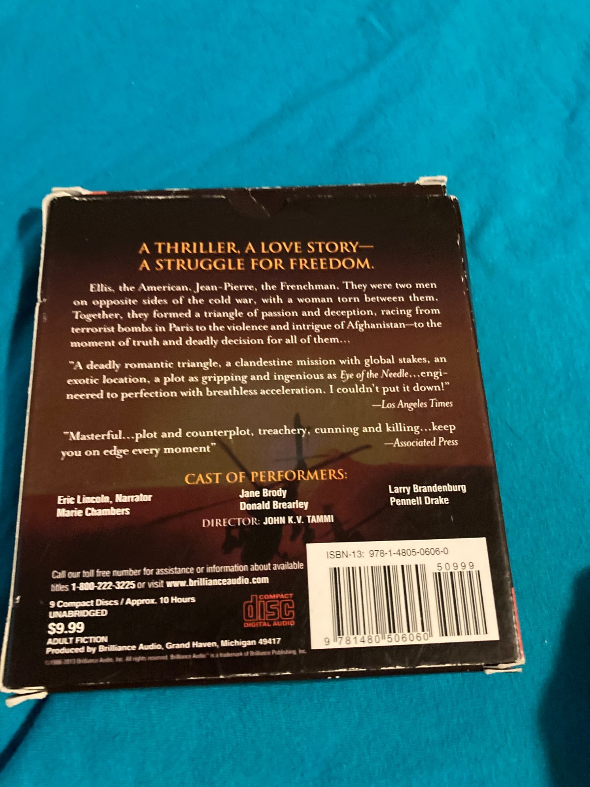 Lie down with Lions by Ken Follett (2013, Compact Disc)