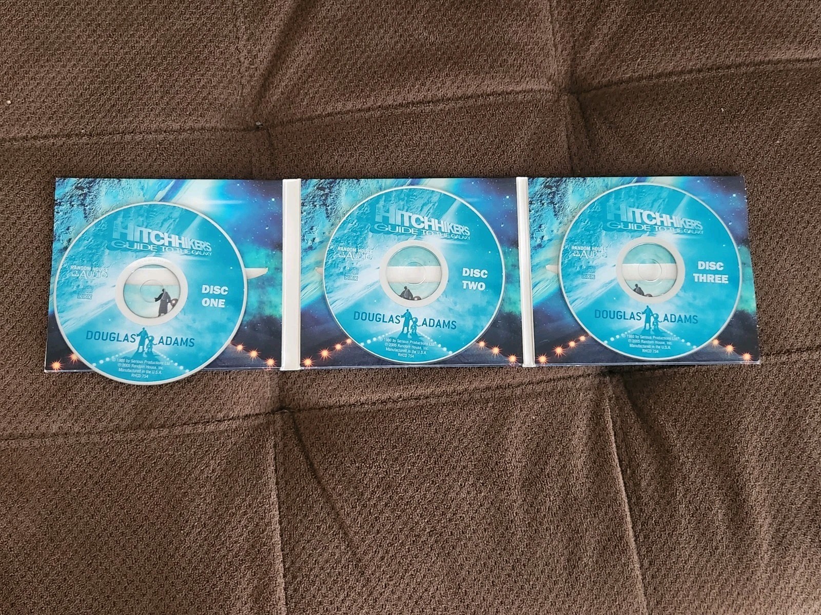 The Hitchhiker’s Guide to the Galaxy, Douglas Adams AUDIO BOOK on 5 CDs