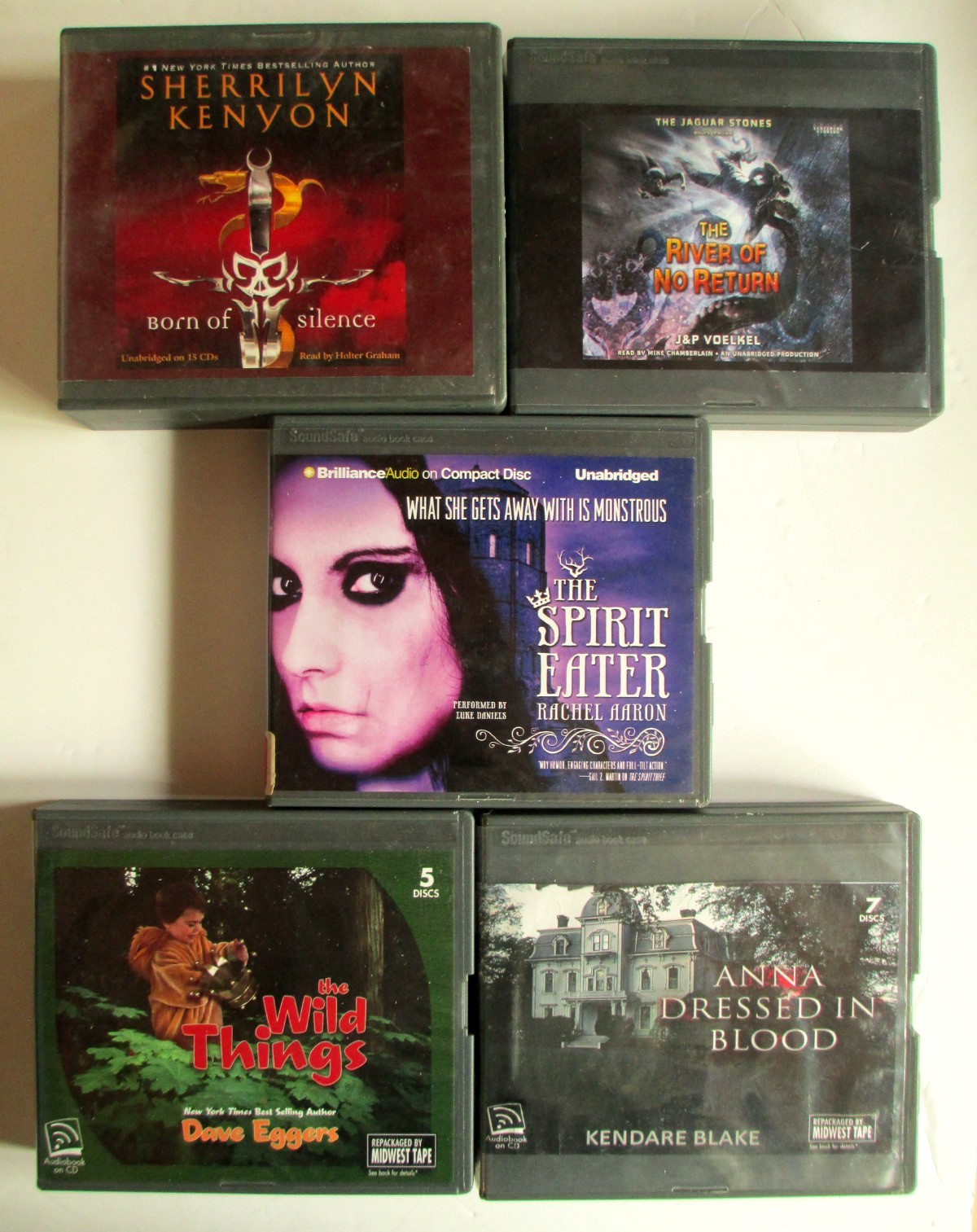 Audiobook CD Lot Paranormal, Demons, Ghosts, Spirits, Kenyon, Blake, Aaron ++