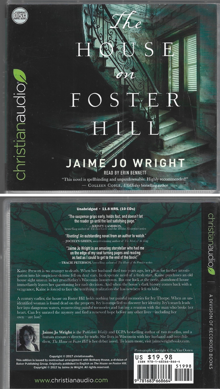 The House on Foster Hill by Jaime Jo Wright 2017 Unabridged 10CDs Mint