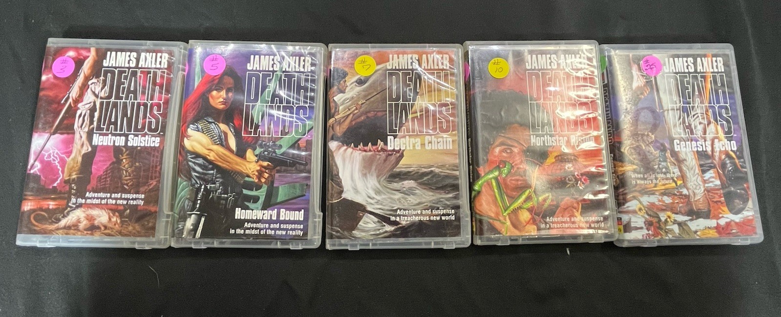James Axlers Deathlands DH Audio Cassettes Lot Of 37 Various Audiobooks