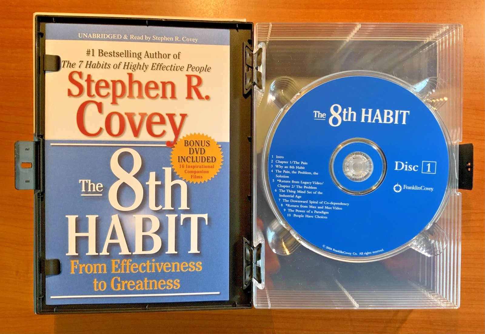 Stephen Covey 7 Habits + 8th Habit Unabridged CD Bundle Like New — FREE SHIPPING