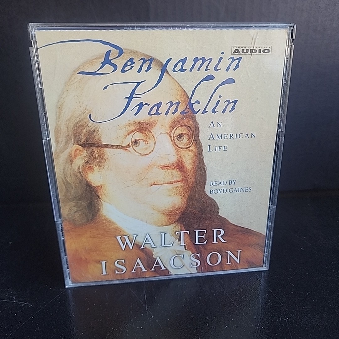 Benjamin Franklin : An American Life by Walter Isaacson 6 disk set