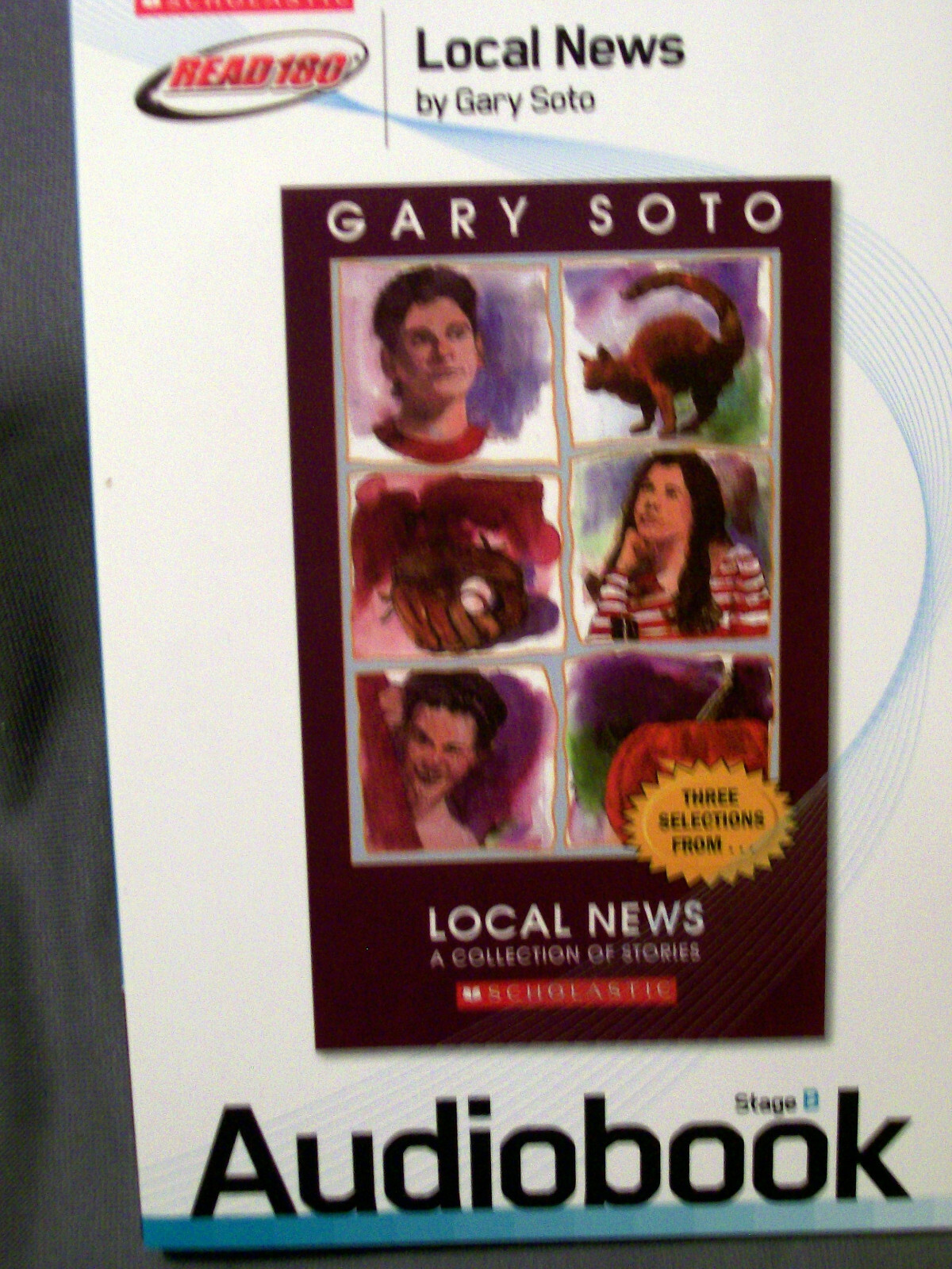 READ 180 Audiobook Stage B ~ Local News by Gary Soto (1 CD + Book)