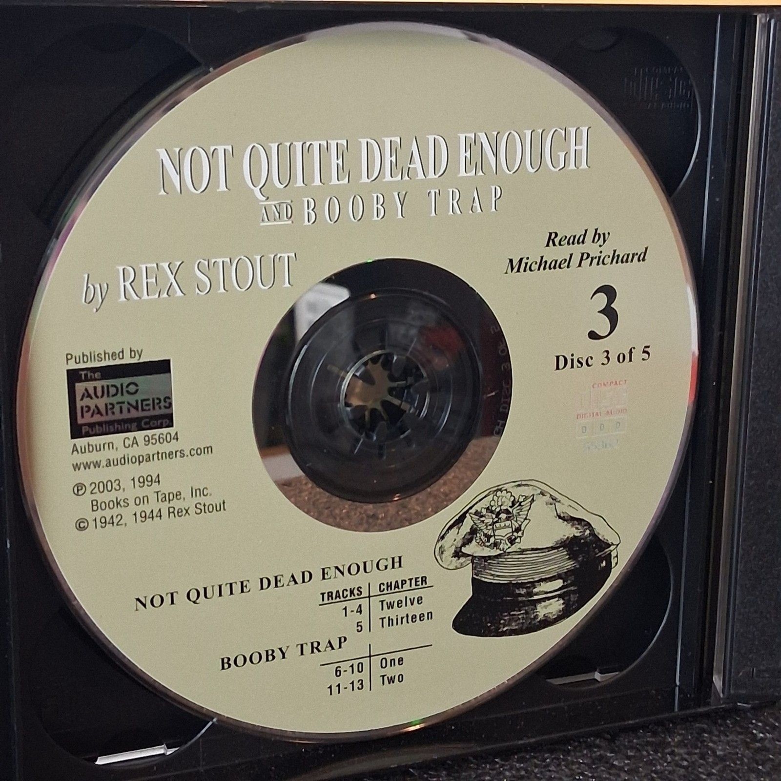 Rex Stout Not Quite Dead Enough and Booby Trap: Two Nero Wolfe Mysteries Audio