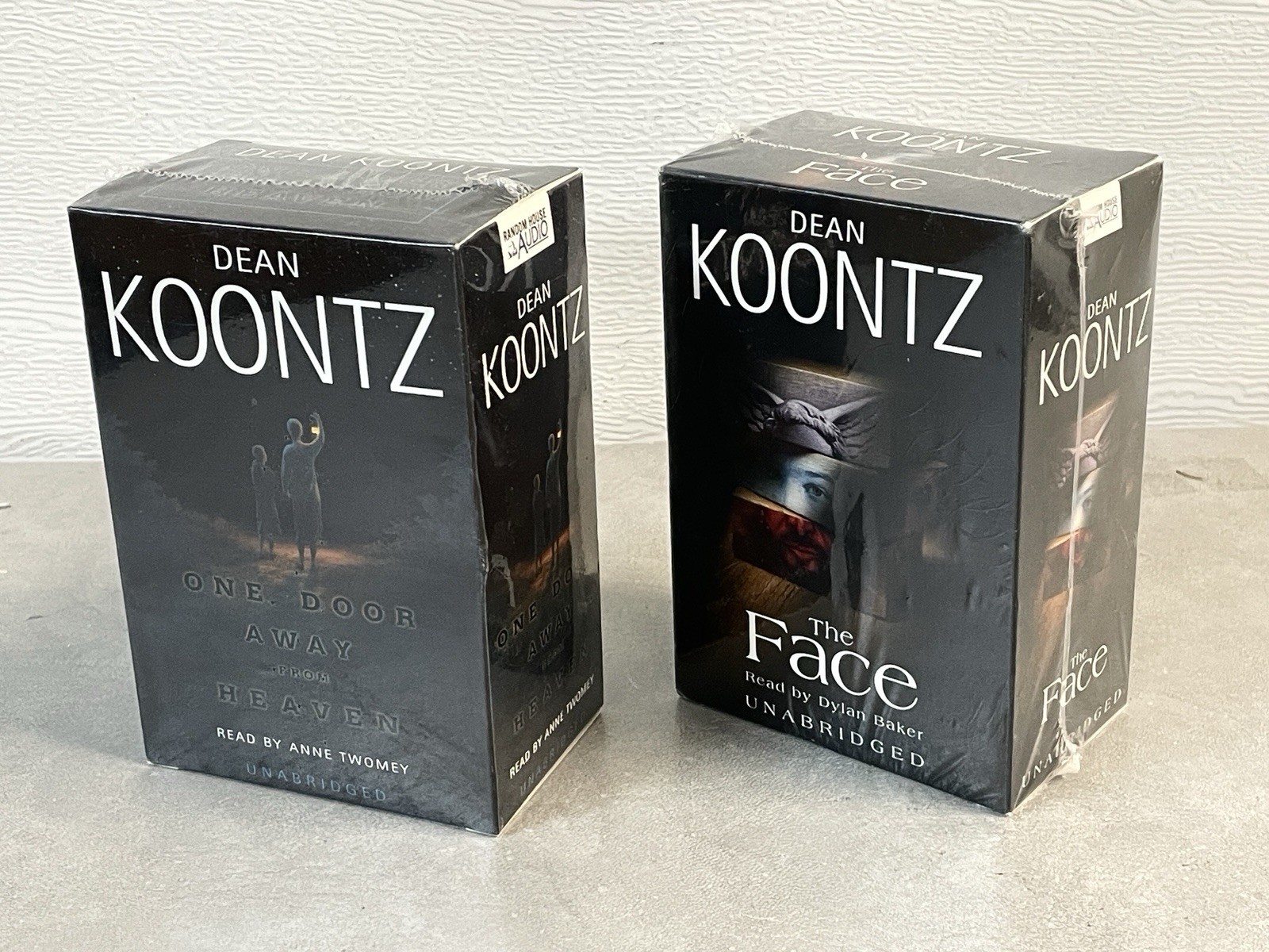 Lot of 2: Dean Koontz Audiobooks on Cassette — The Face & One Door Away Heaven
